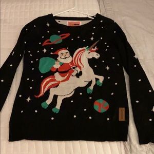 Holiday Christmas Sweater Unicorn